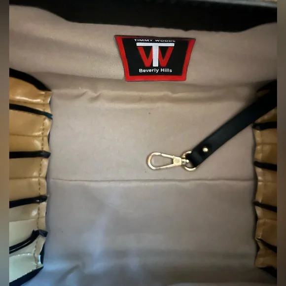 *NWOT* TIMMY WOODS of Beverly Hills (Renee Collection) Round Satchel Handbag - Picture 8 of 8